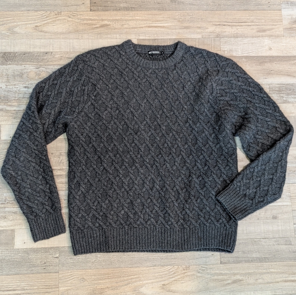 luxe HOLT RENFREW cashmere sweater XL